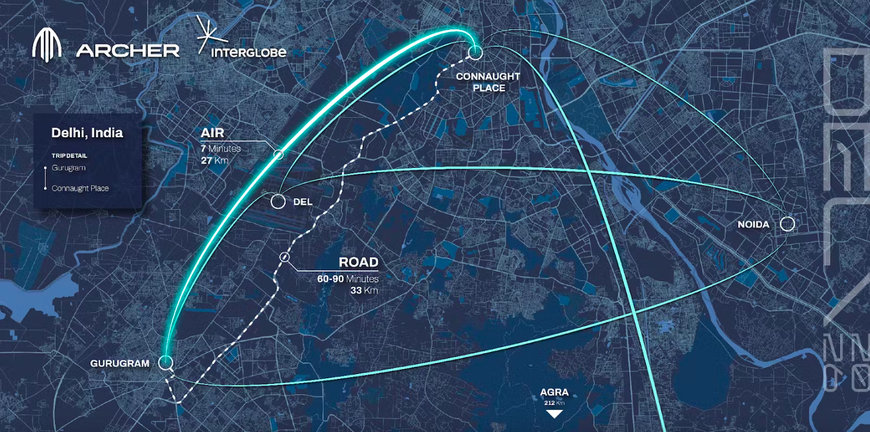 INTERGLOBE ENTERPRISES AND ARCHER AVIATION ANNOUNCE PLANS TO LAUNCH ALL-ELECTRIC AIR TAXI SERVICE ACROSS INDIA IN 2026